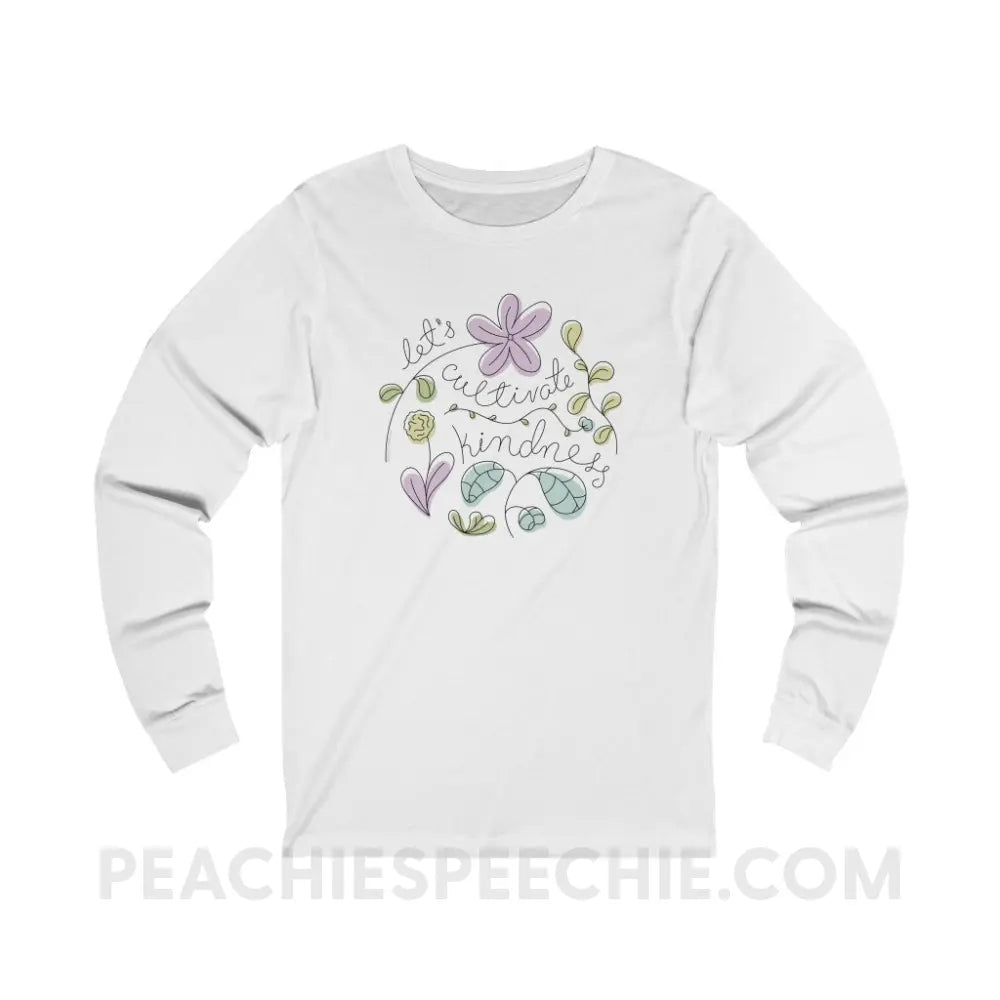 Kindness Premium Long Sleeve - White / S - Long-sleeve peachiespeechie.com