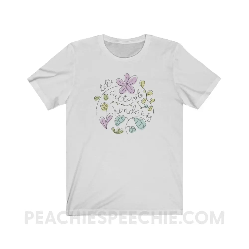 Kindness Premium Soft Tee - Ash / XS - T-Shirt peachiespeechie.com