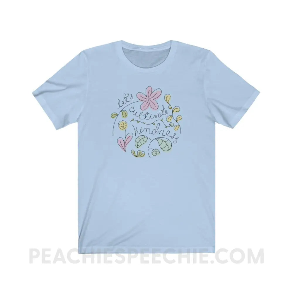 Kindness Premium Soft Tee - Baby Blue / XS - T-Shirt peachiespeechie.com