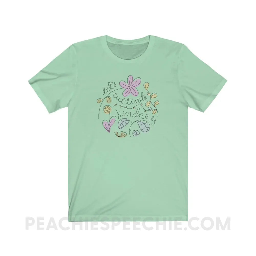 Kindness Premium Soft Tee - Mint / XS - T-Shirt peachiespeechie.com