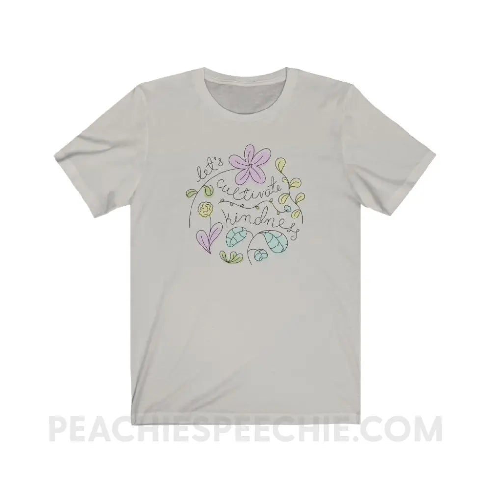 Kindness Premium Soft Tee - Silver / XS - T-Shirt peachiespeechie.com
