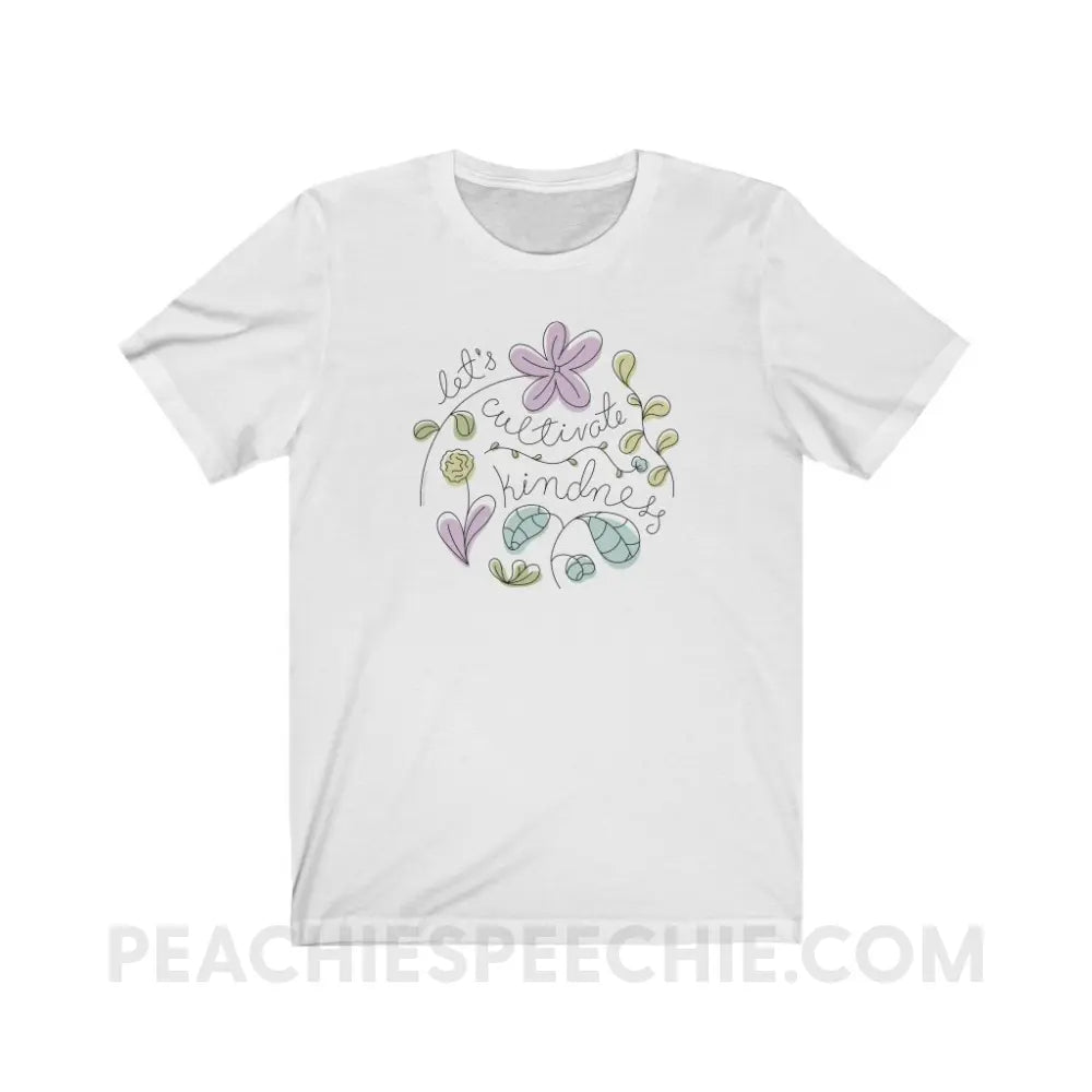 Kindness Premium Soft Tee - White / XS - T-Shirt peachiespeechie.com