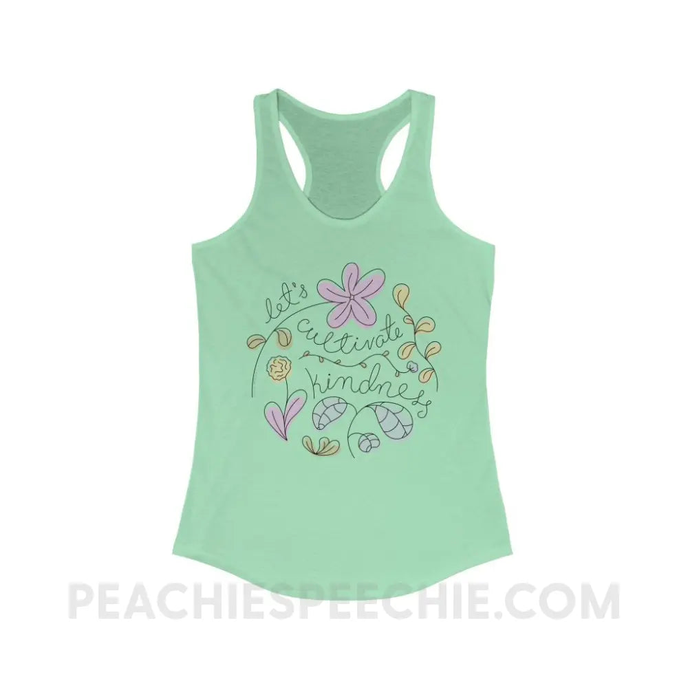 Kindness Superfly Racerback - Solid Mint / XS - Tank Top peachiespeechie.com