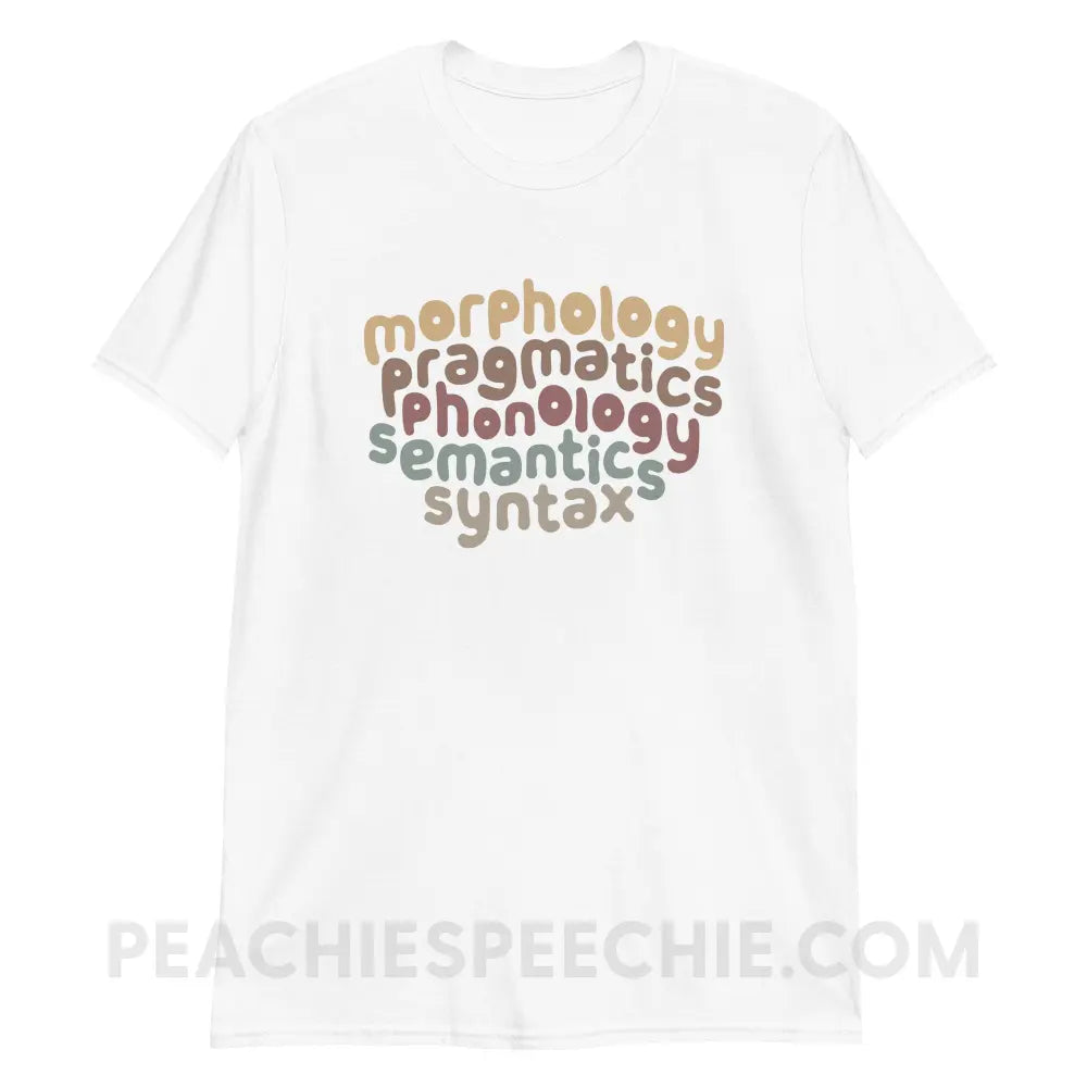 Language Domains Classic Tee - White / S - T-Shirt peachiespeechie.com