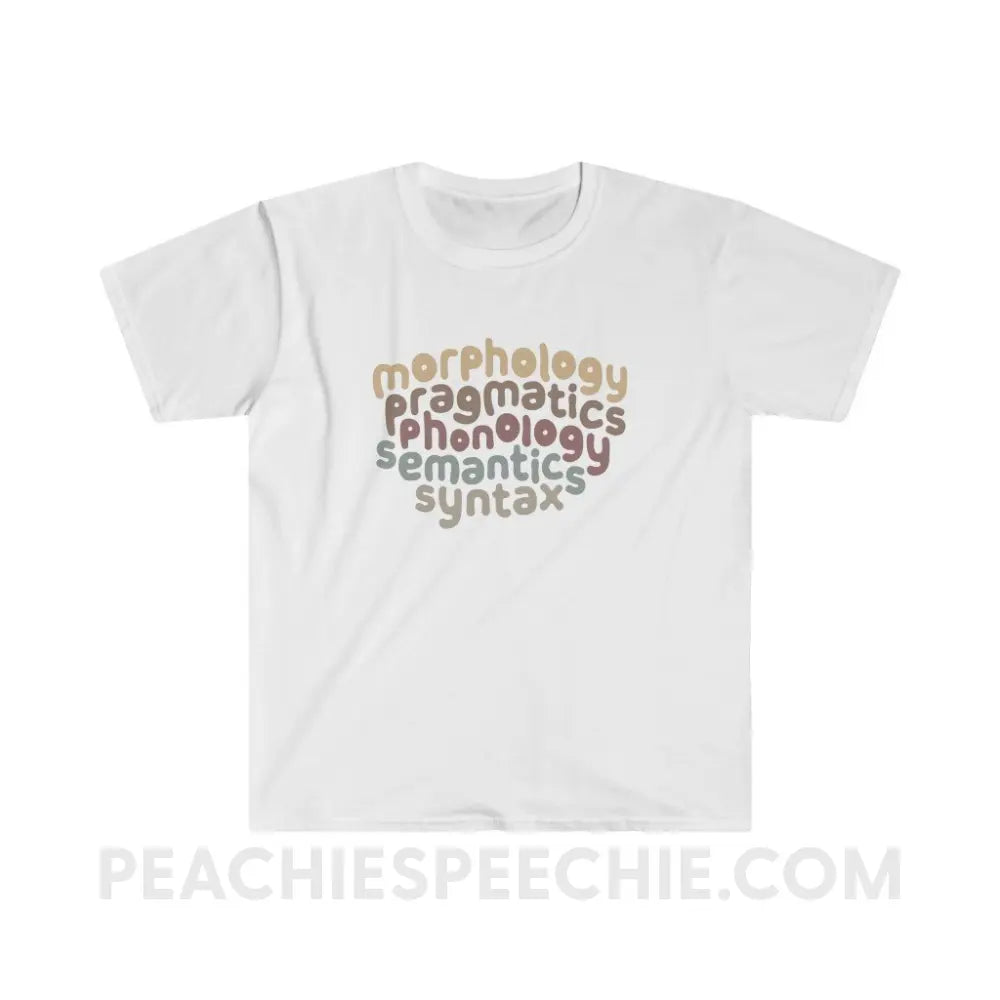 Language Domains Classic Tee - White / S - T-Shirt peachiespeechie.com