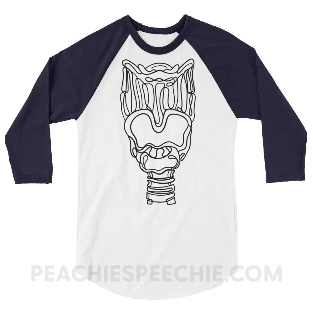 Larynx Baseball Tee - T-Shirts & Tops peachiespeechie.com
