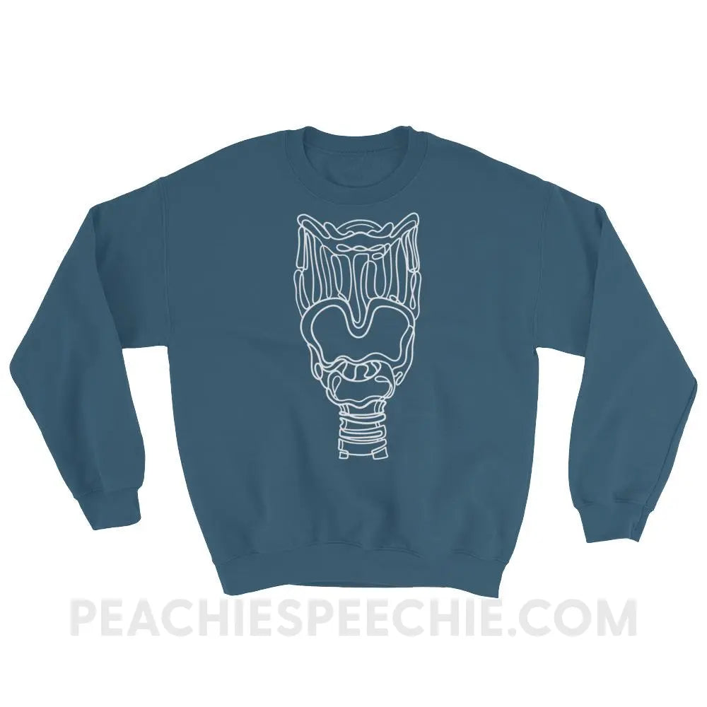 Larynx Classic Sweatshirt - Indigo Blue / S Hoodies & Sweatshirts peachiespeechie.com