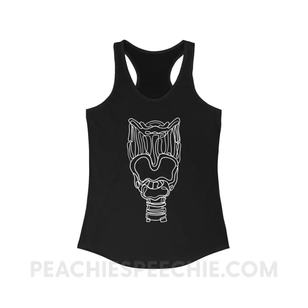 Larynx Superfly Racerback - Solid Black / XS - Tank Top peachiespeechie.com