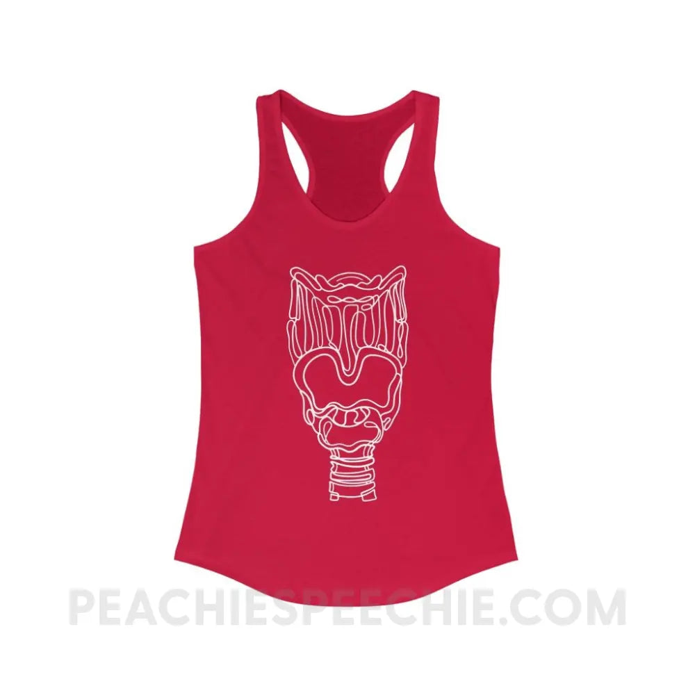 Larynx Superfly Racerback - Solid Red / XS - Tank Top peachiespeechie.com