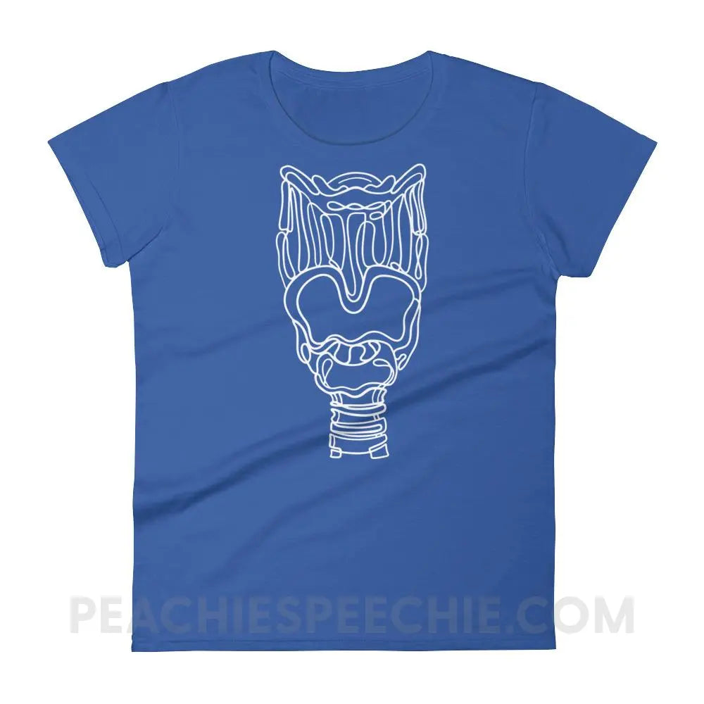 Larynx Women’s Trendy Tee - Royal Blue / S T-Shirts & Tops peachiespeechie.com