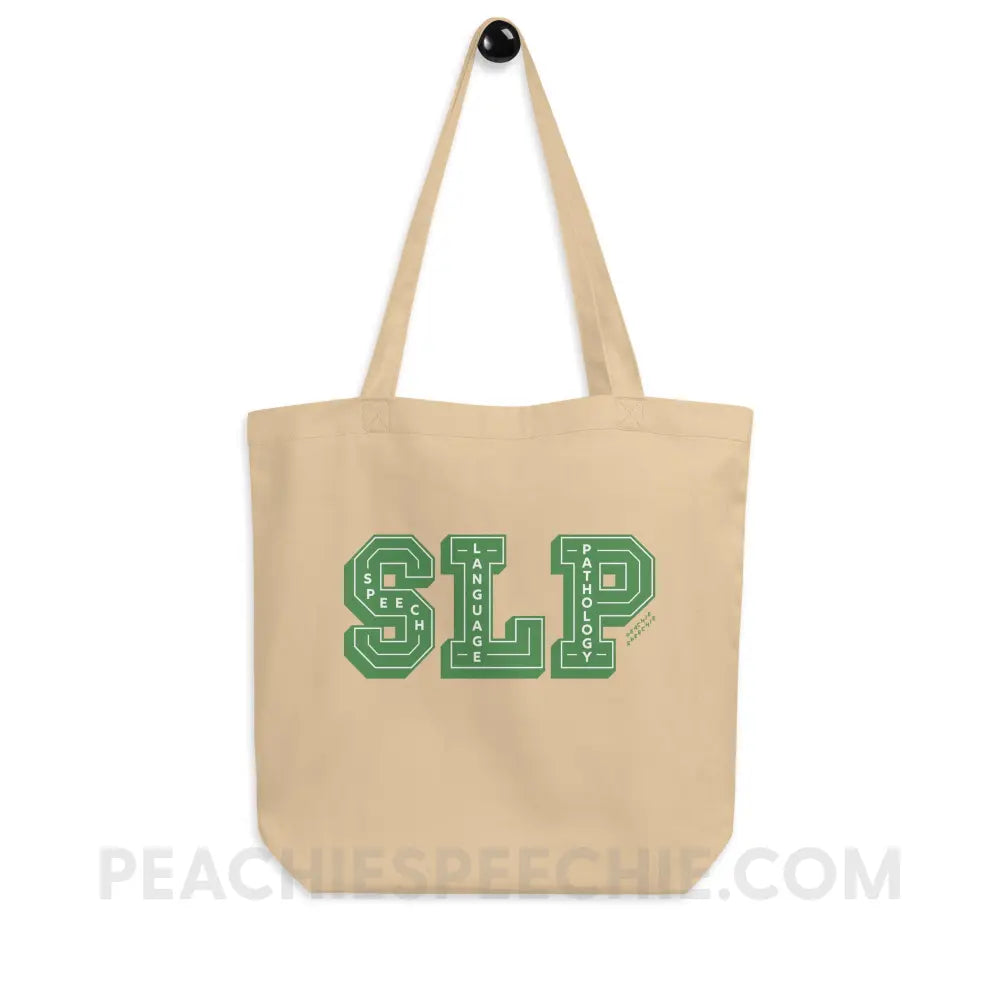 Letters - In - Letters SLP Organic Canvas Tote - Oyster peachiespeechie.com