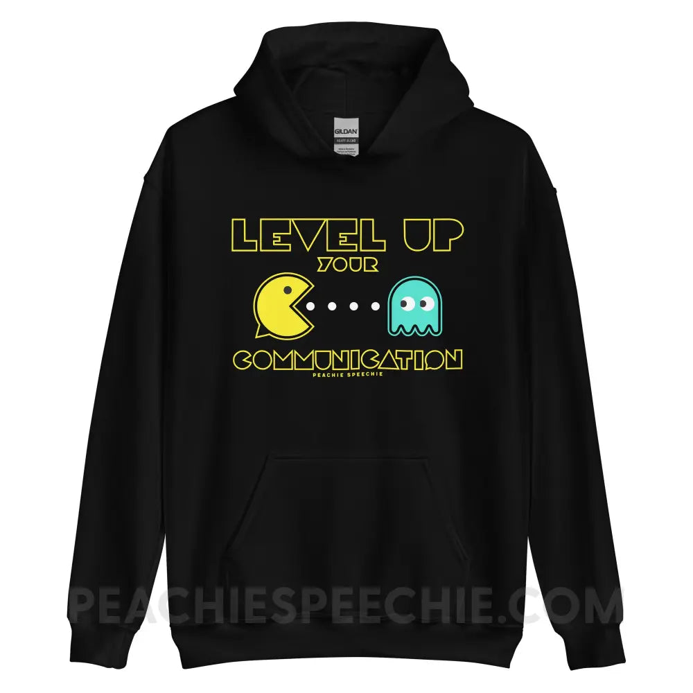 Level Up Your Communication Classic Hoodie - Black / S - peachiespeechie.com