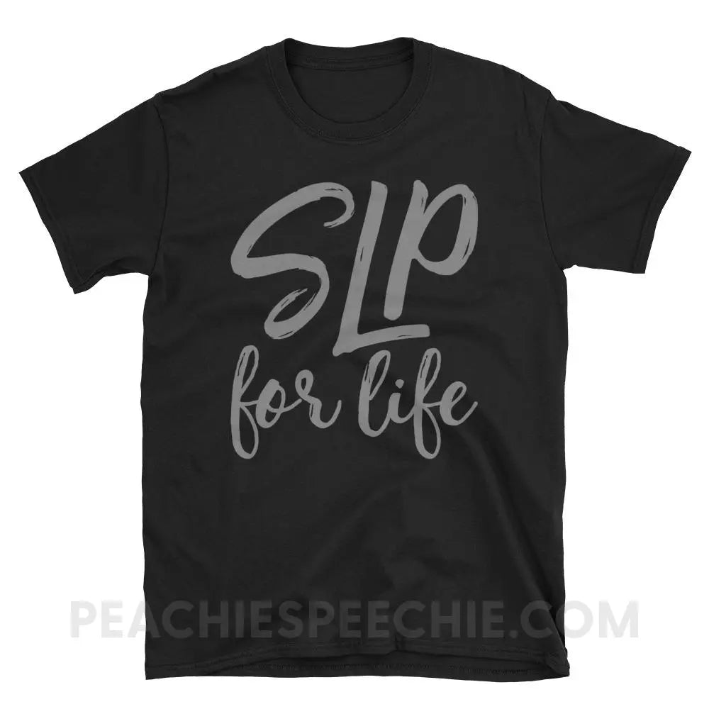 SLP For Life Classic Tee - Black / S - T-Shirts & Tops peachiespeechie.com