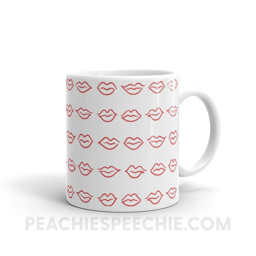 Lips Coffee Mug - 11oz - Mugs peachiespeechie.com