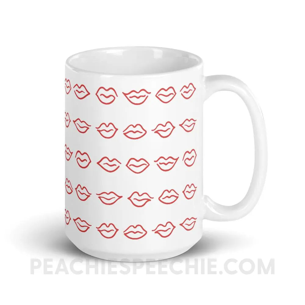 Lips Coffee Mug - 15oz - Mugs peachiespeechie.com