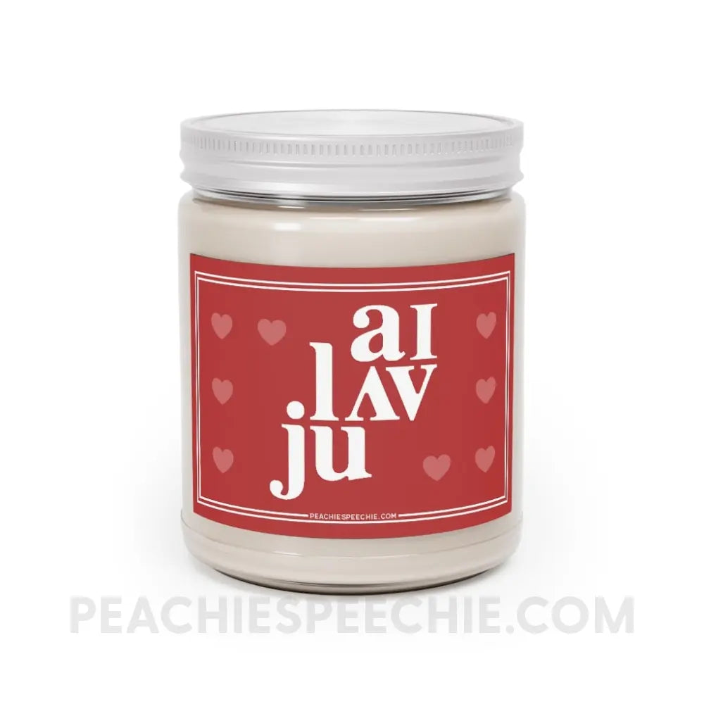 I Love You (in IPA) Candle - Comfort Spice - Home Decor peachiespeechie.com