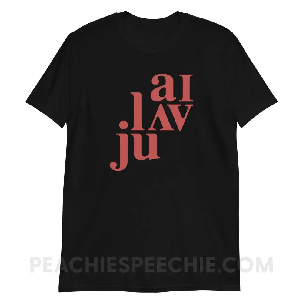 I Love You (in IPA) Classic Tee - Black / S - peachiespeechie.com