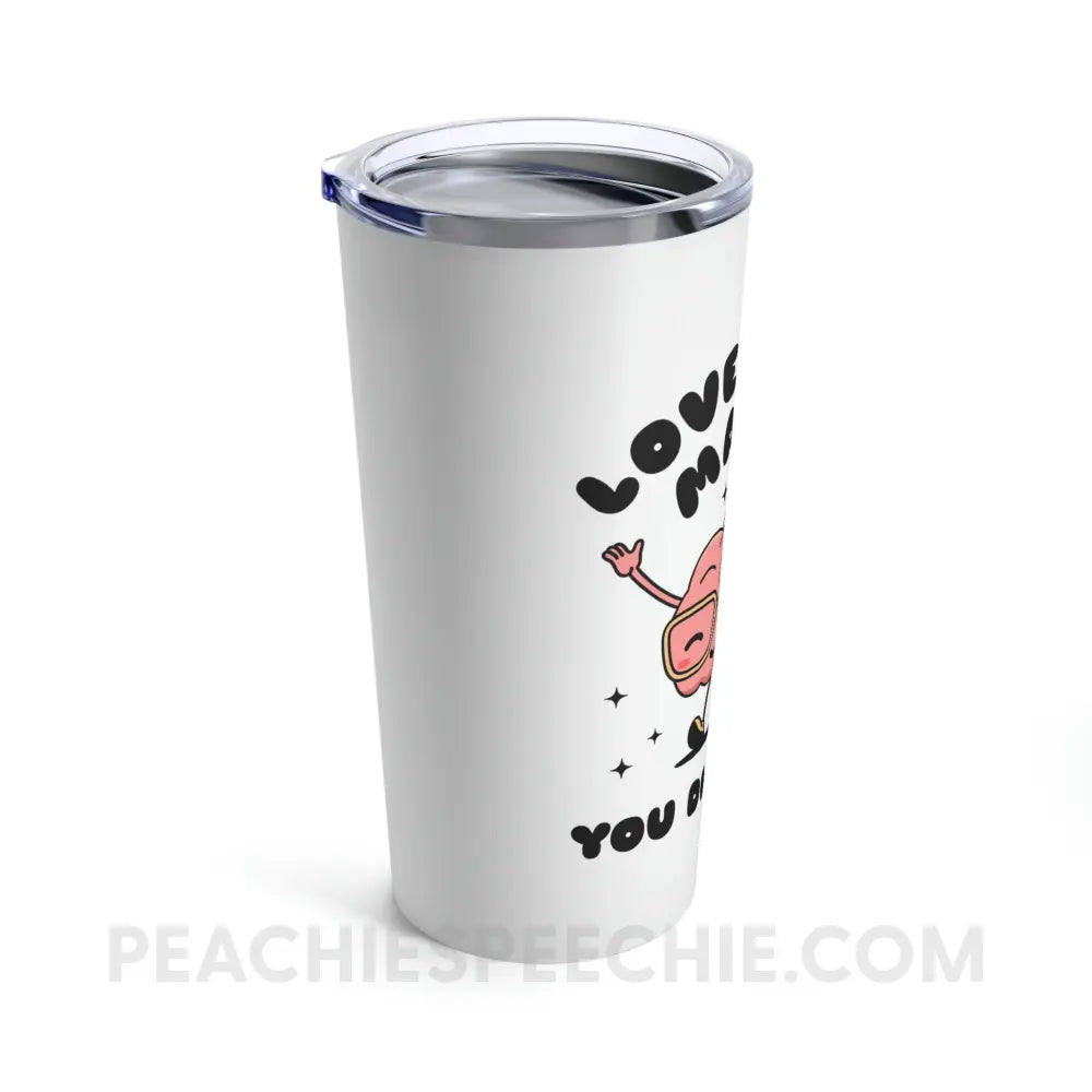 Love What Makes You Different™ Brain Character Tumbler - 20oz - Mug peachiespeechie.com