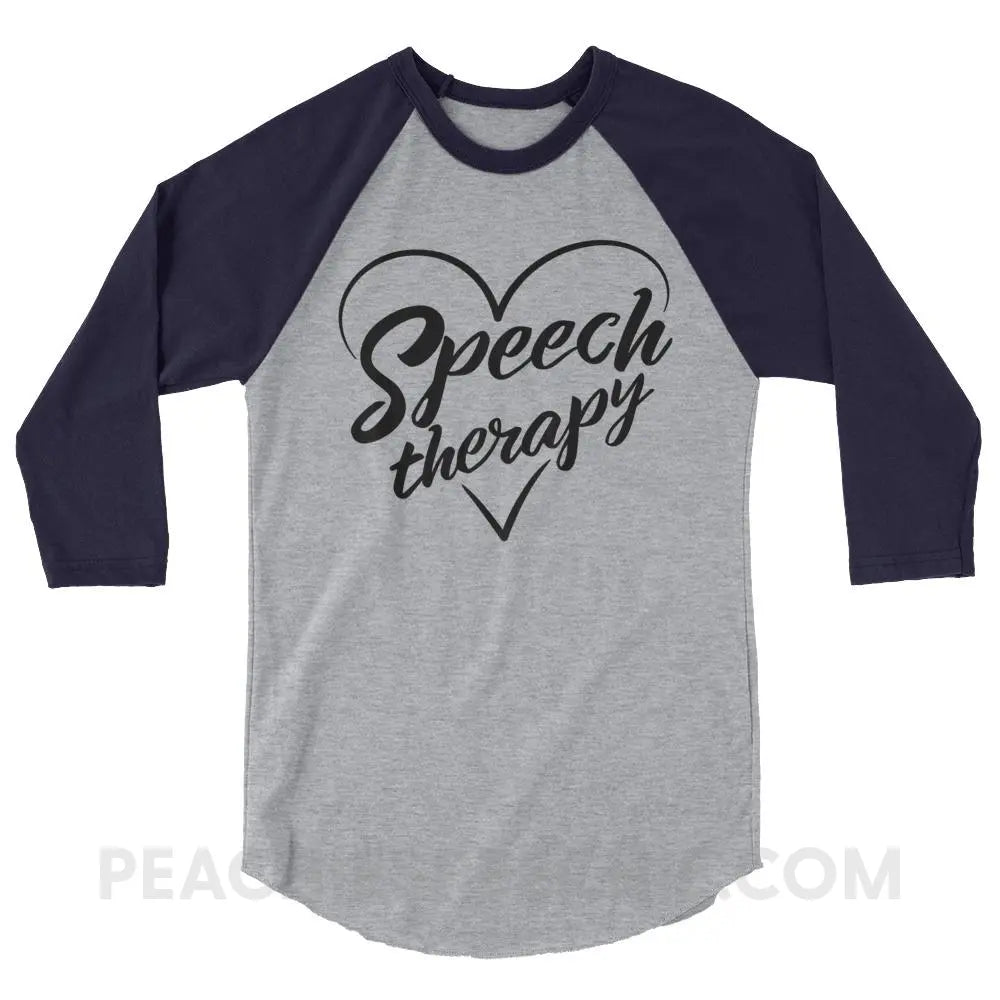 Love Speech Baseball Tee - T-Shirts & Tops peachiespeechie.com