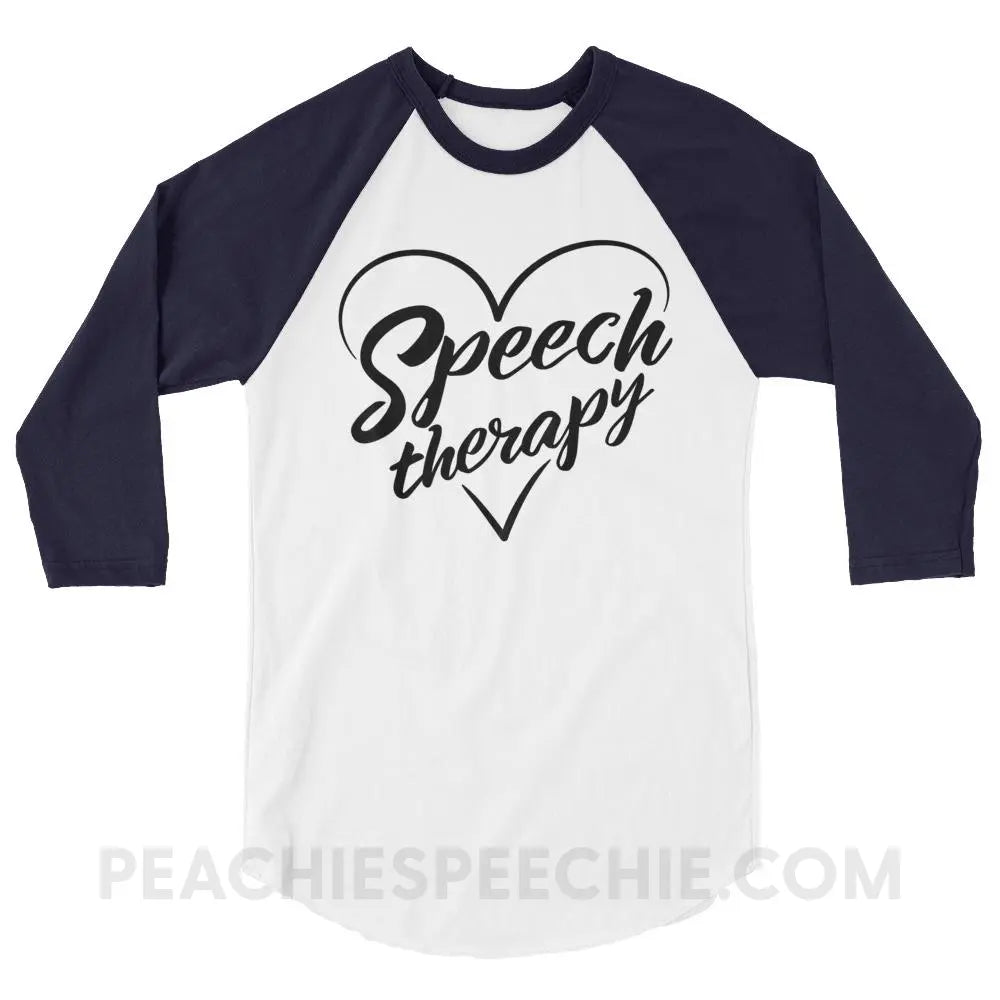 Love Speech Baseball Tee - T-Shirts & Tops peachiespeechie.com