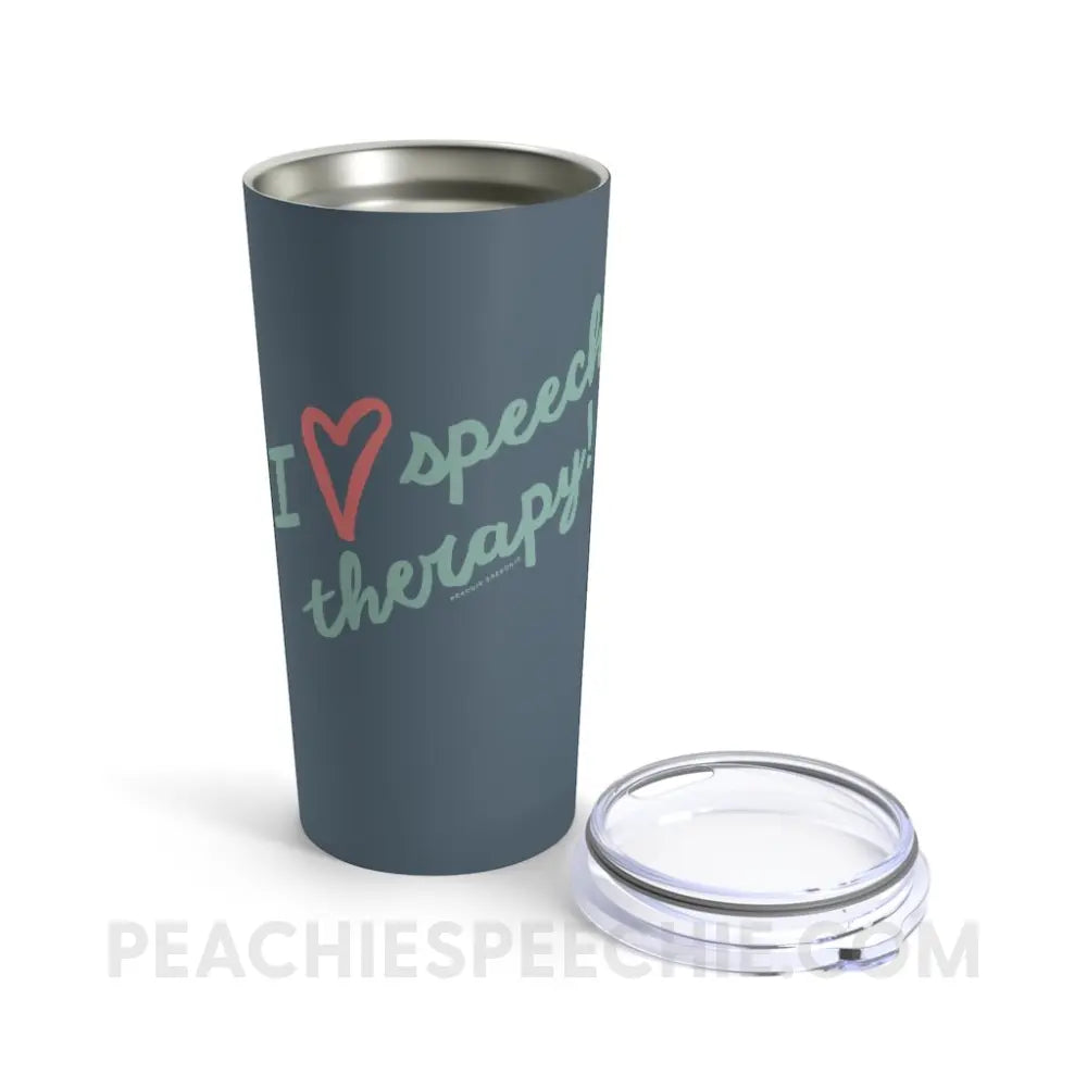 I Love Speech Therapy Tumbler - Mug peachiespeechie.com
