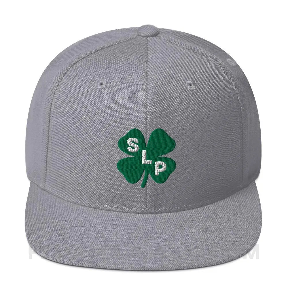 Lucky SLP Wool Blend Ball Cap - Silver Hats peachiespeechie.com