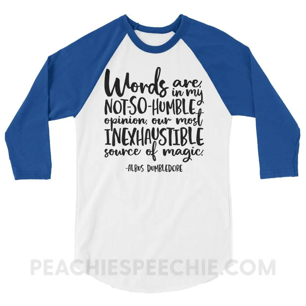 Magic Quote Baseball Tee - T-Shirts & Tops peachiespeechie.com