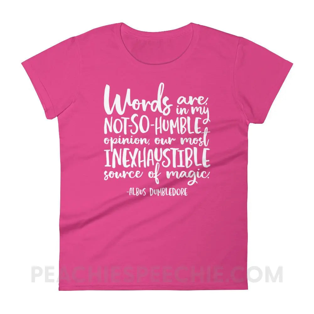 Magic Quote Women’s Trendy Tee - T-Shirts & Tops peachiespeechie.com