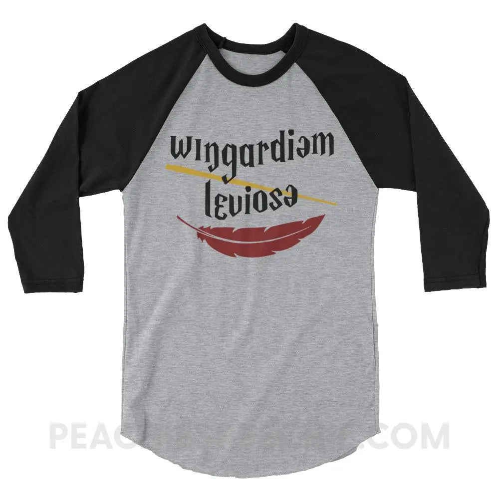 Magic Spell Baseball Tee - Heather Grey/Black / XS T-Shirts & Tops peachiespeechie.com