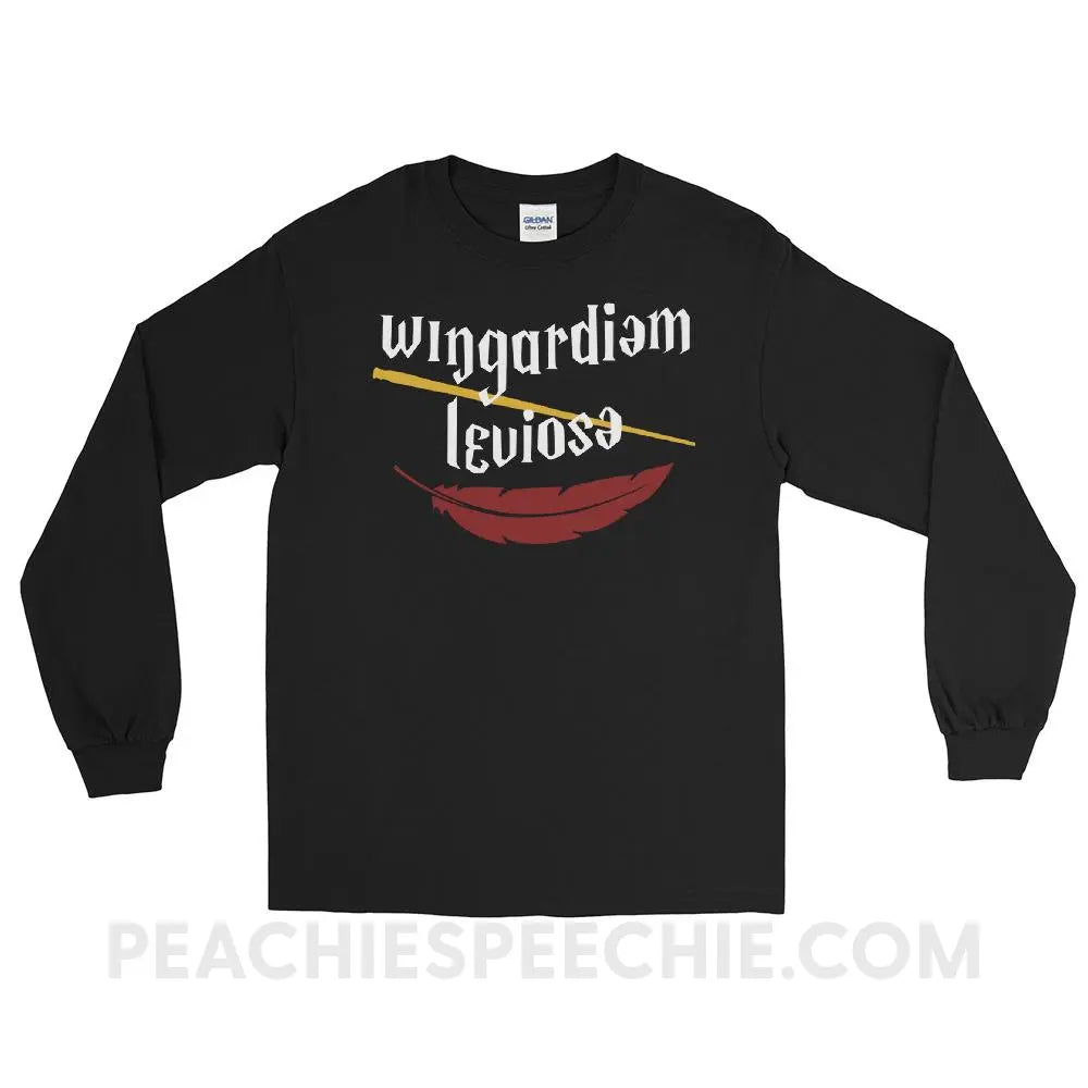 Magic Spell Long Sleeve Tee - Black / S - T-Shirts & Tops peachiespeechie.com