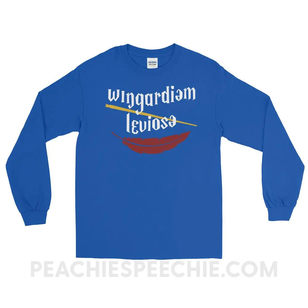 Magic Spell Long Sleeve Tee - Royal / S - T-Shirts & Tops peachiespeechie.com