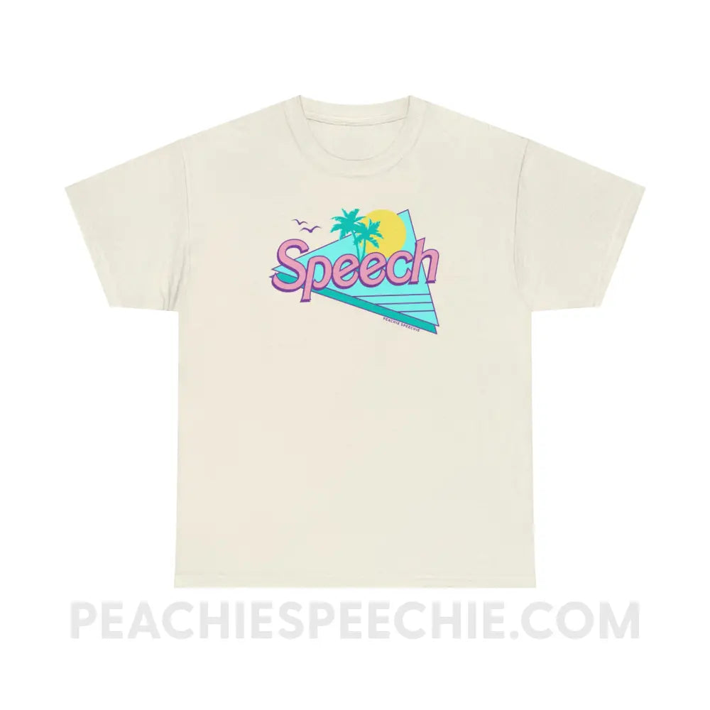 Malibu Speech Basic Tee - T-Shirt peachiespeechie.com