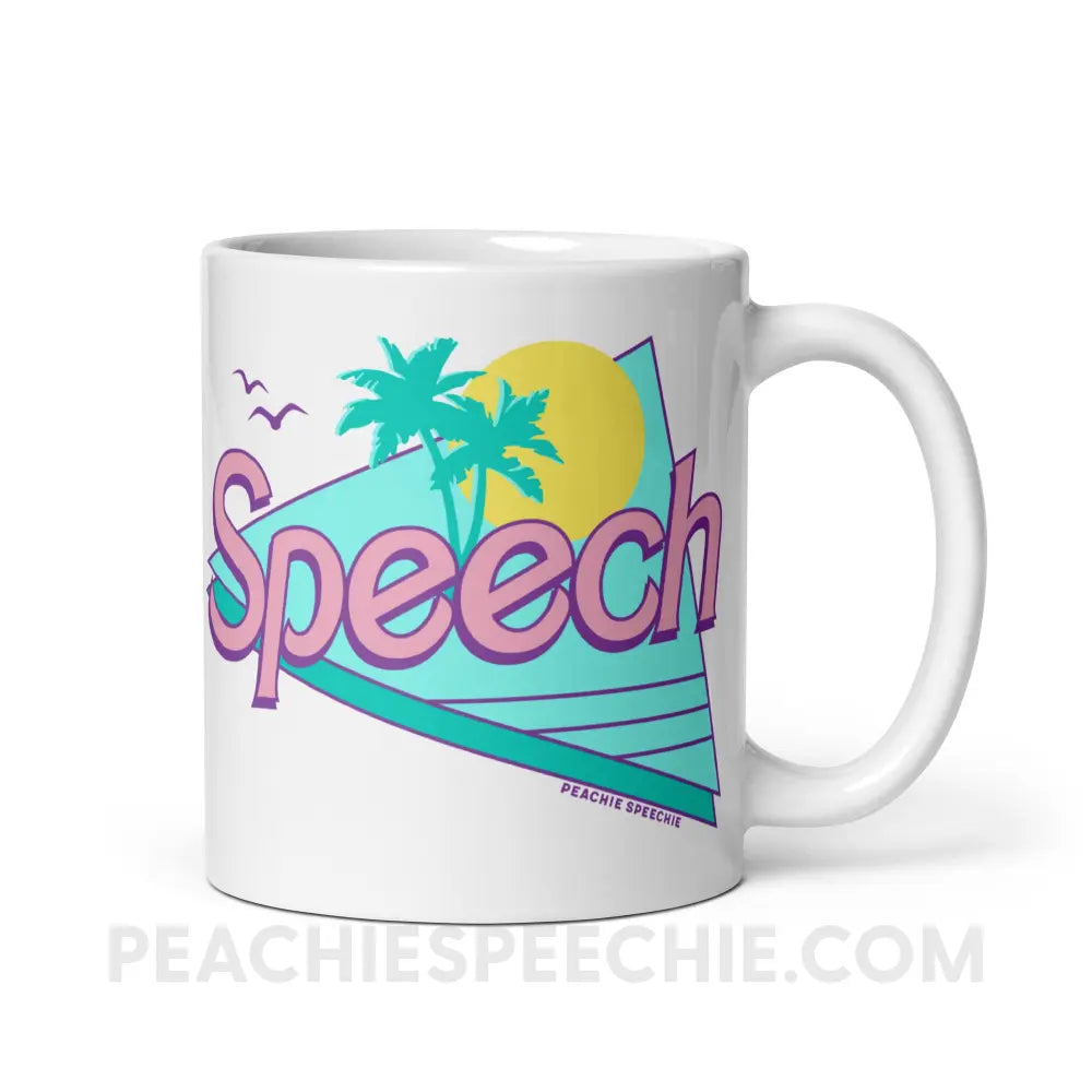 Malibu Speech Coffee Mug - 11oz - peachiespeechie.com