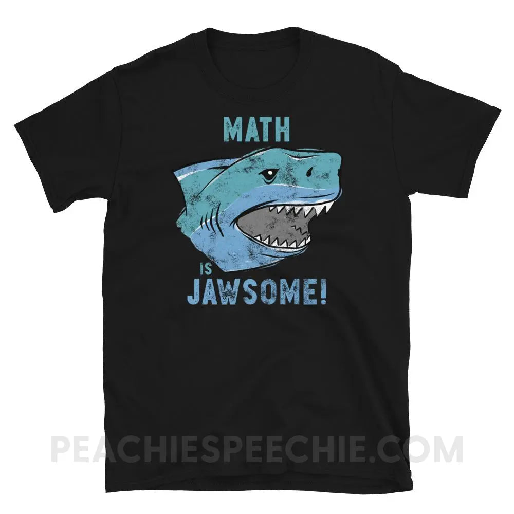 Math is Jawsome Classic Tee - Black / S - T-Shirts & Tops peachiespeechie.com