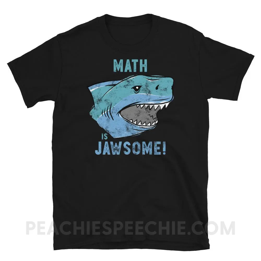 Math is Jawsome Classic Tee - Black / S - T-Shirts & Tops peachiespeechie.com