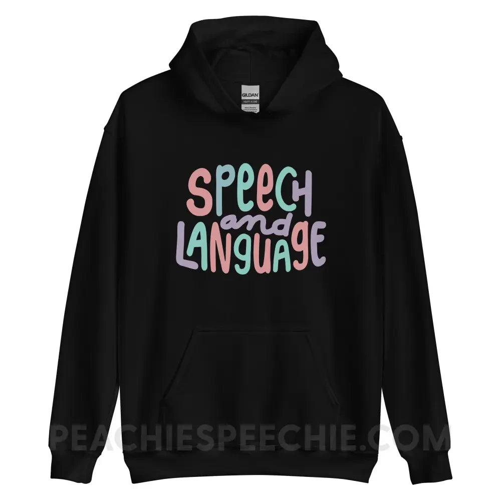 Mellow Speech and Language Classic Hoodie - Black / S - peachiespeechie.com