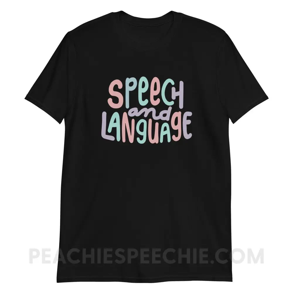Mellow Speech and Language Classic Tee - Black / S - T-Shirt peachiespeechie.com