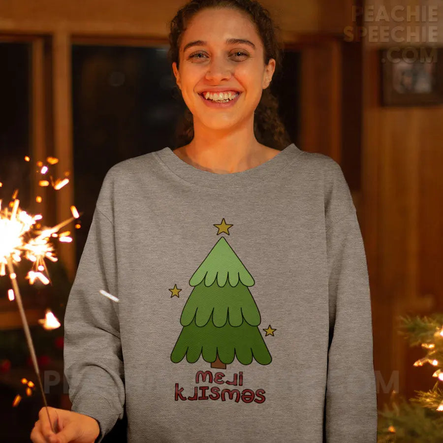Merry Christmas Tree IPA Classic Sweatshirt - peachiespeechie.com