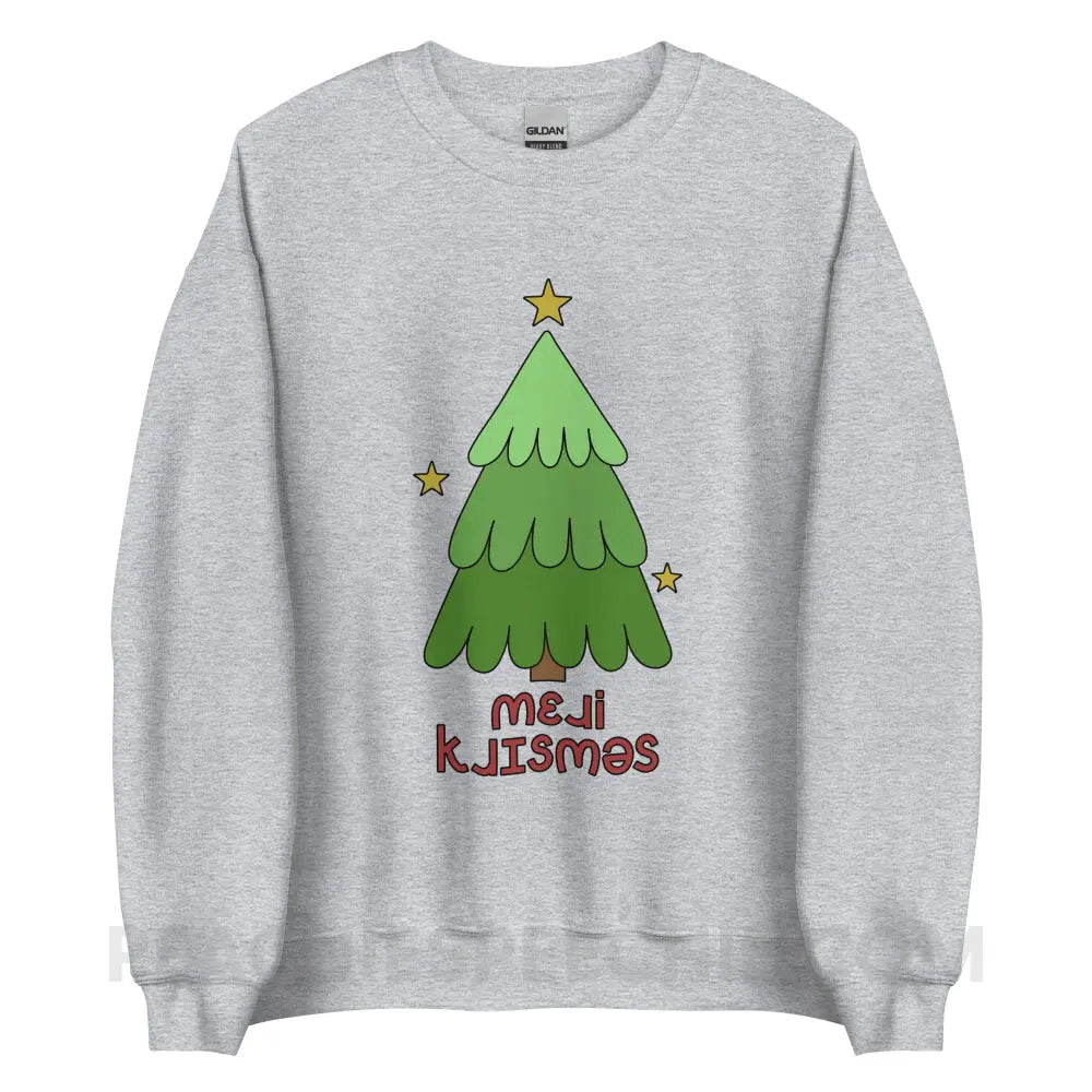 Merry Christmas Tree IPA Classic Sweatshirt - Sport Grey / S peachiespeechie.com