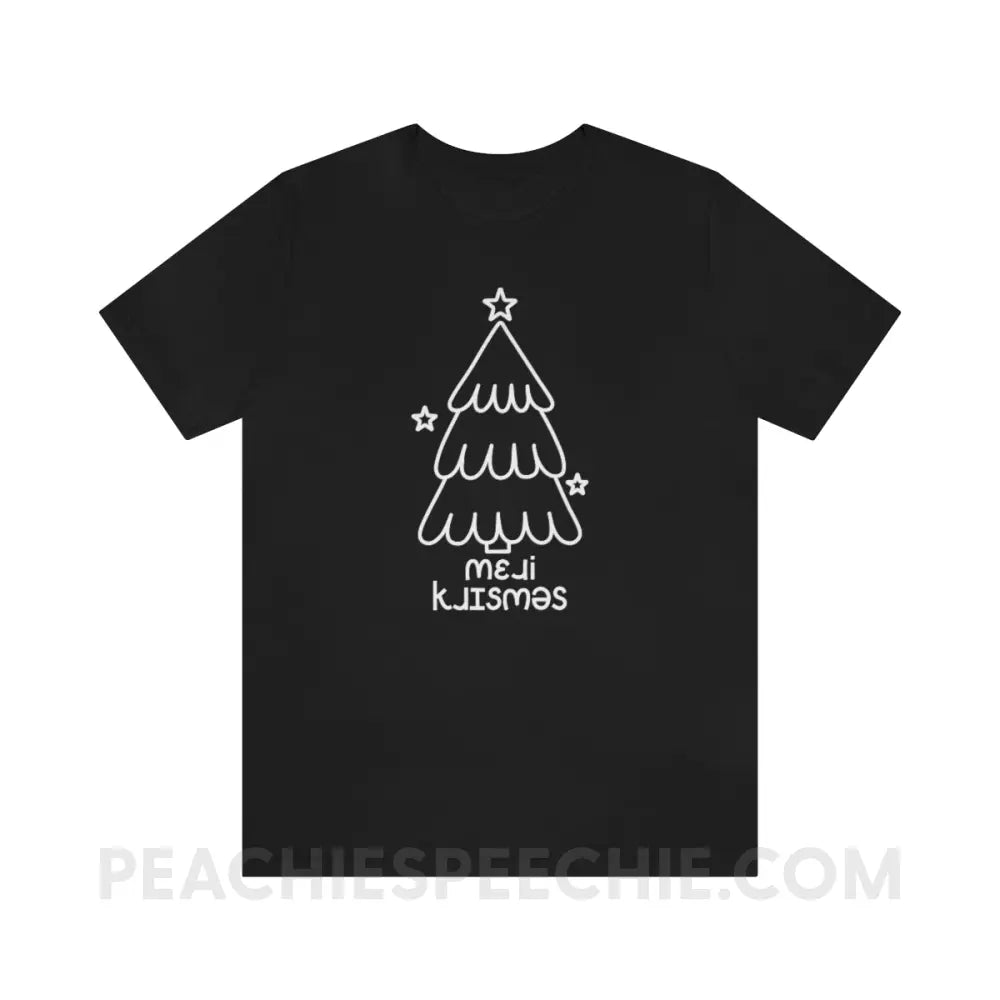 Merry Christmas Tree IPA Premium Soft Tee - Black / S - T-Shirt peachiespeechie.com