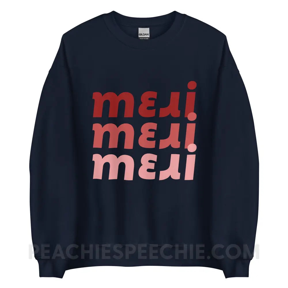 Merry (in IPA) Classic Sweatshirt - Navy / S peachiespeechie.com