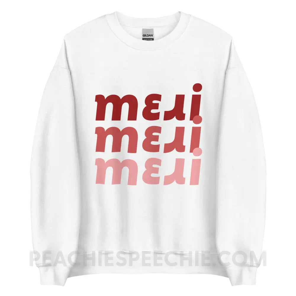 Merry (in IPA) Classic Sweatshirt - White / S peachiespeechie.com