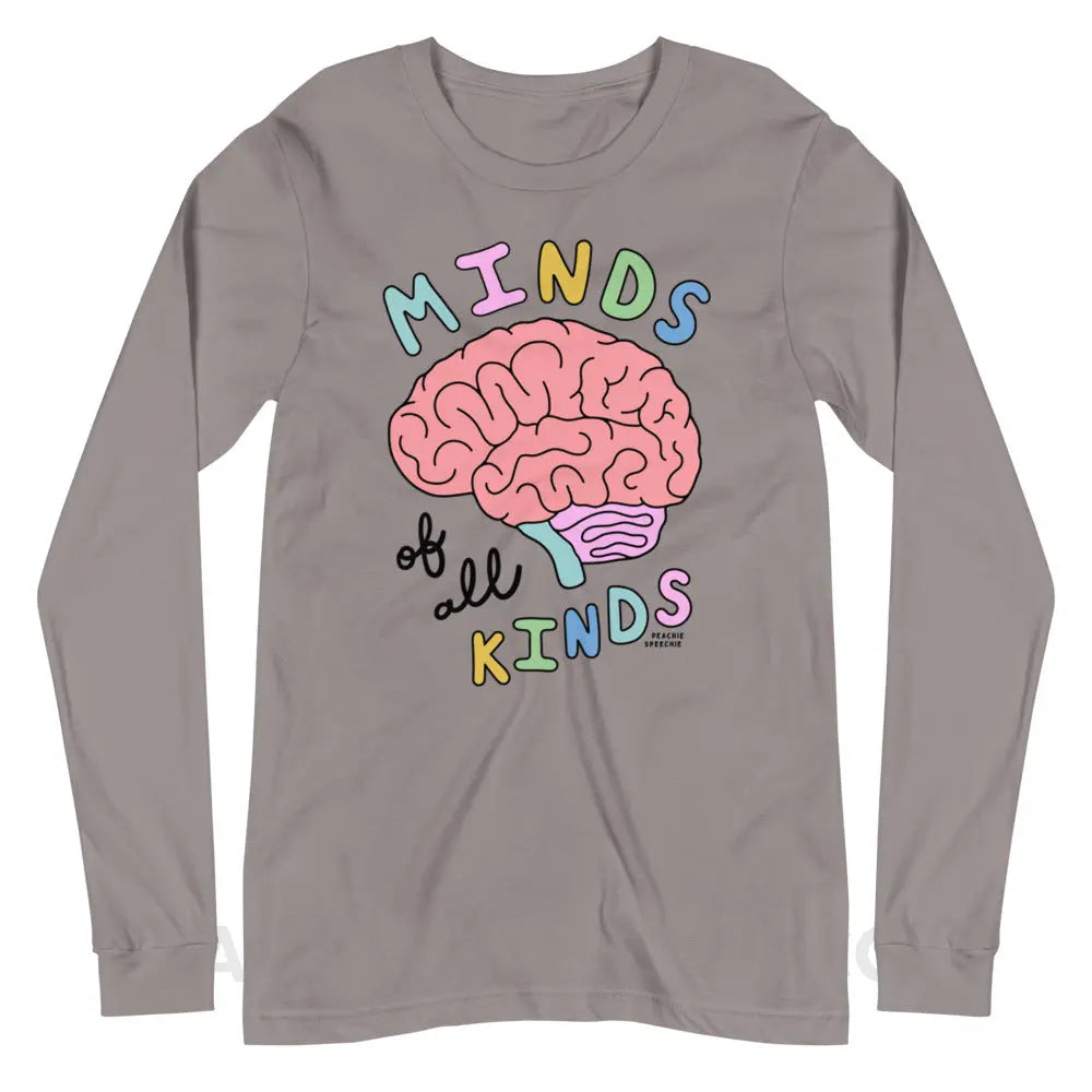 Minds Of All Kinds Premium Long Sleeve - Storm / XS - peachiespeechie.com