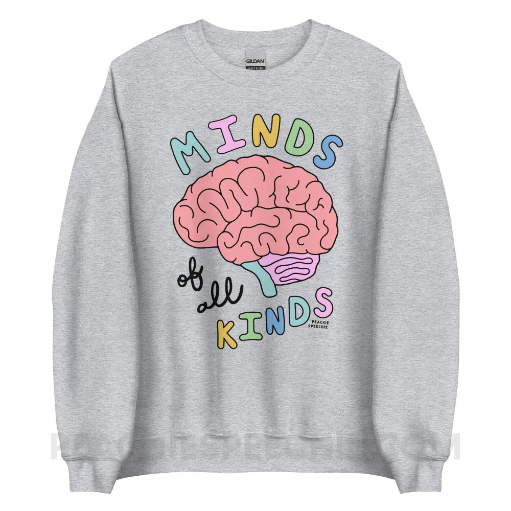 Minds Of All Kinds Classic Sweatshirt - Sport Grey / S peachiespeechie.com