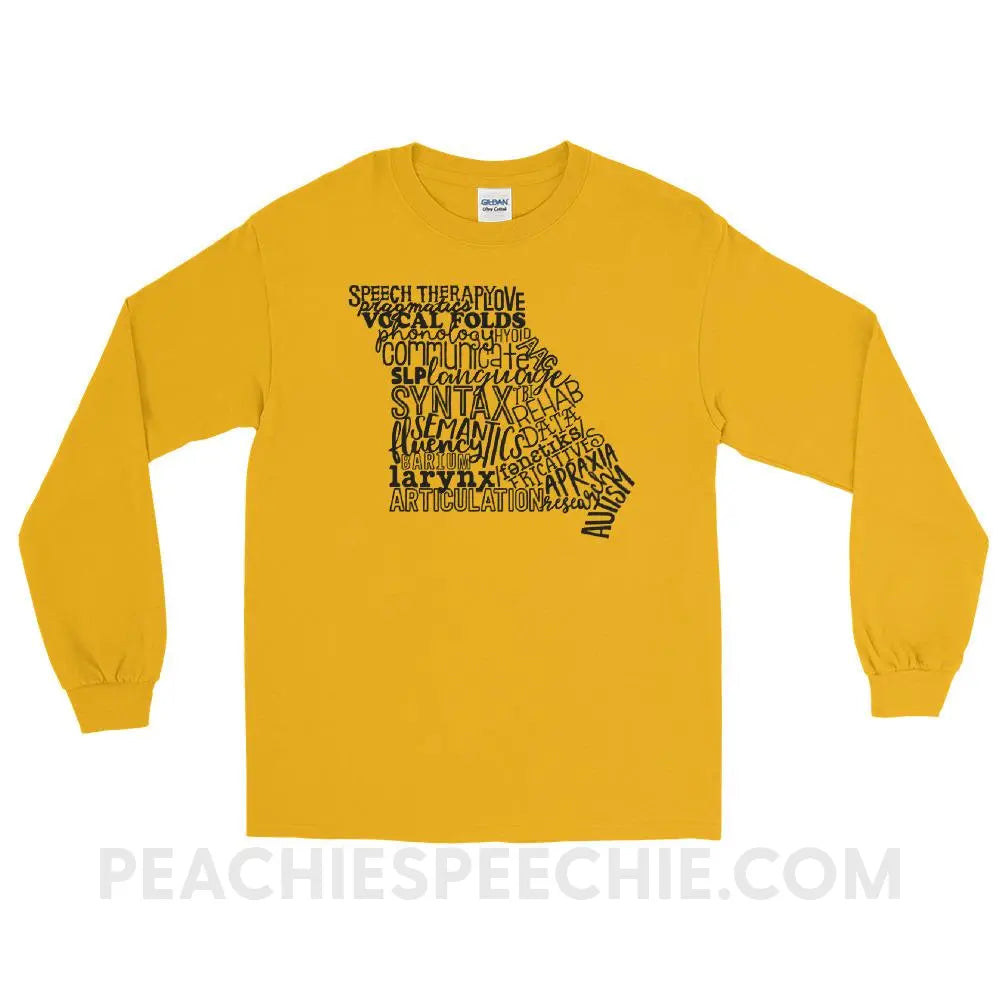 Missouri SLP Long Sleeve Tee - T-Shirts & Tops peachiespeechie.com
