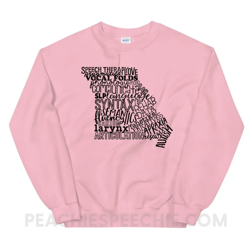 Missouri SLP Classic Sweatshirt - Light Pink / S Hoodies & Sweatshirts peachiespeechie.com