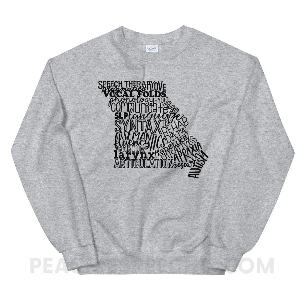 Missouri SLP Classic Sweatshirt - Sport Grey / S Hoodies & Sweatshirts peachiespeechie.com