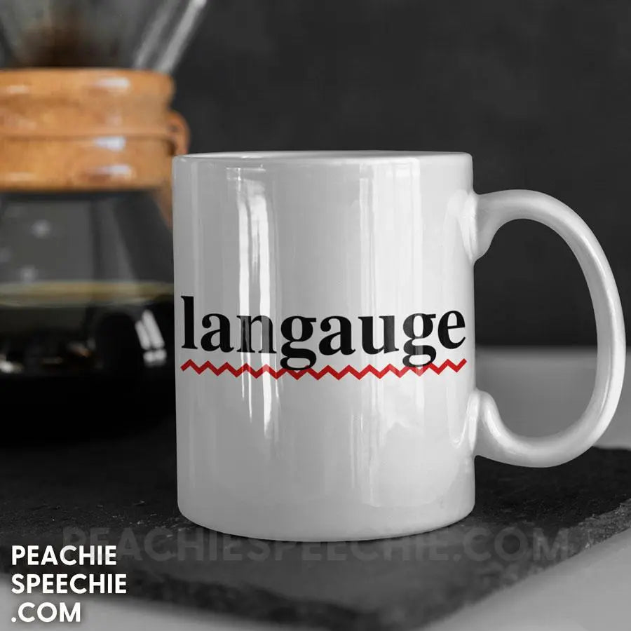 Misspelled Langauge Coffee Mug - Mugs peachiespeechie.com