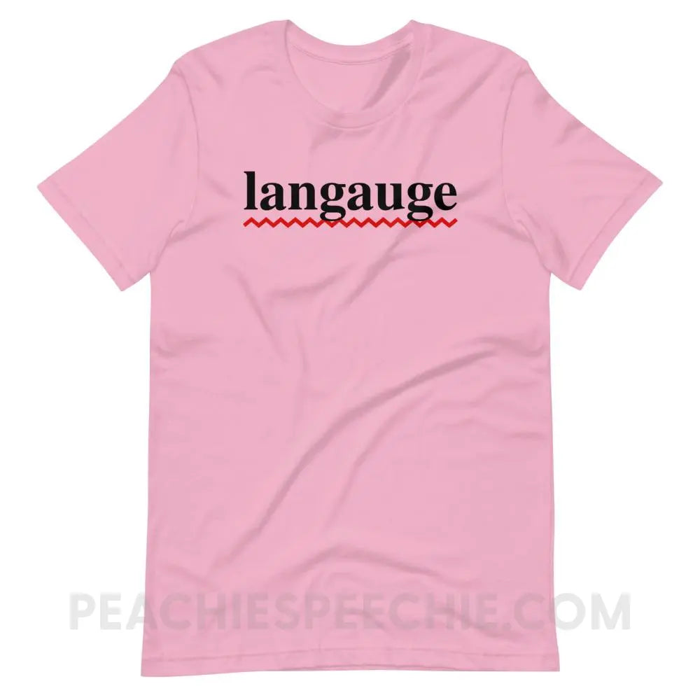 Misspelled Langauge Premium Soft Tee