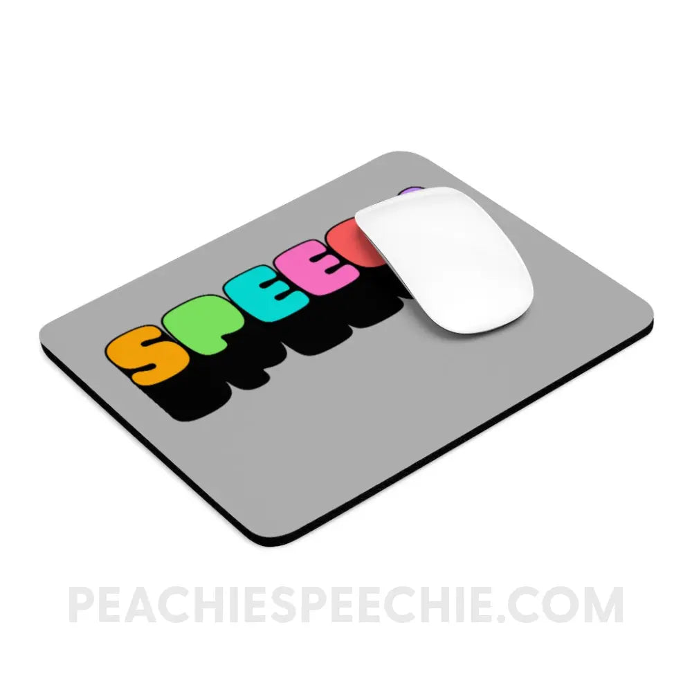 Neon Pop Speech Mouse Pad - Home Decor peachiespeechie.com
